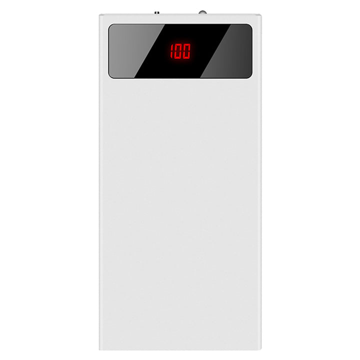 20000mAh Power Bank Ultra-thin External Battery Pack Phone Charger Dual USB Ports Flashlight Battery Remain Display Image 1