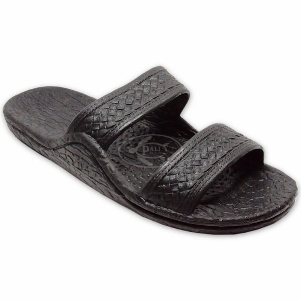 Pali Hawaii Unisex Original Jandal Sandal Black - PH-0405-BLK BLACK Image 1