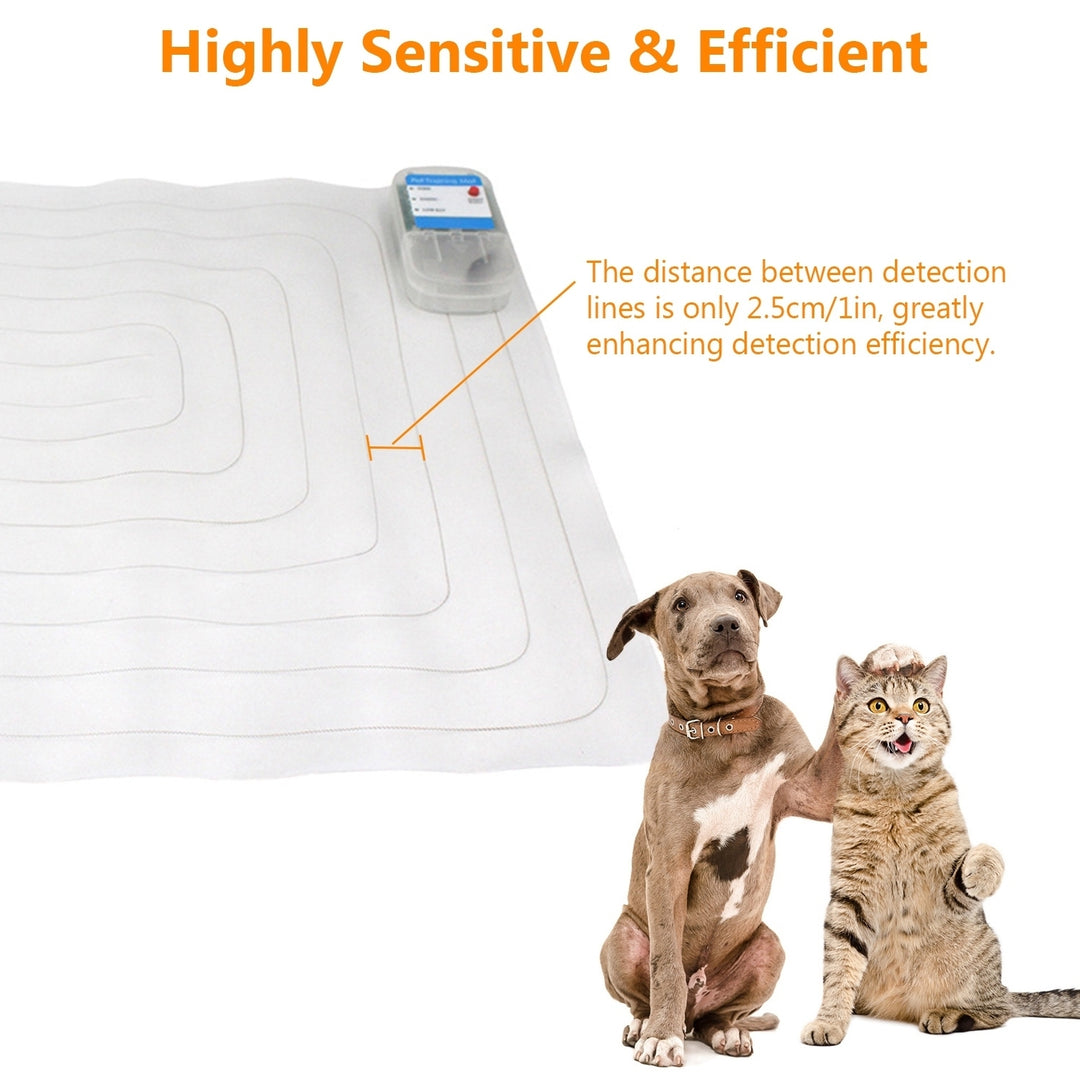 Electronic Pet Training Mat Indoor Safe Shock Training Pad for Dogs Cats Pet Barrier 60x12in with 3 Training Modes Image 4