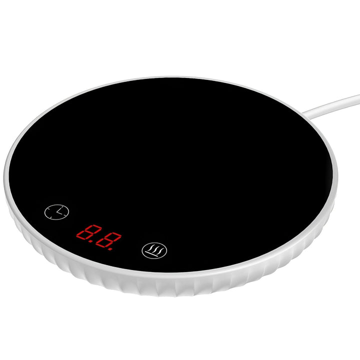 Desktop Electric Cup Warmer 8Hours Auto Off Overheating Protection Smart Timer Setting 2 Temperature Levels Image 1