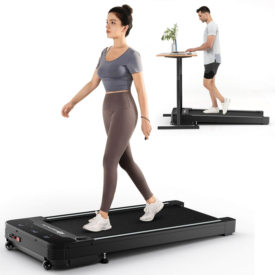 1HP Under-Desk Walking Treadmill Jogging Exercise Machine w/ Remote Controller Image 1