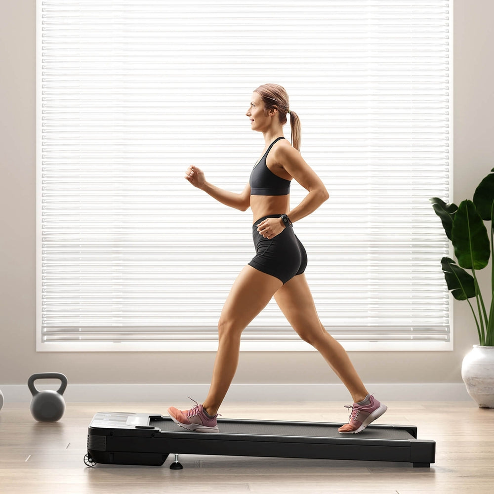 1HP Under-Desk Walking Treadmill Jogging Exercise Machine w/ Remote Controller Image 2