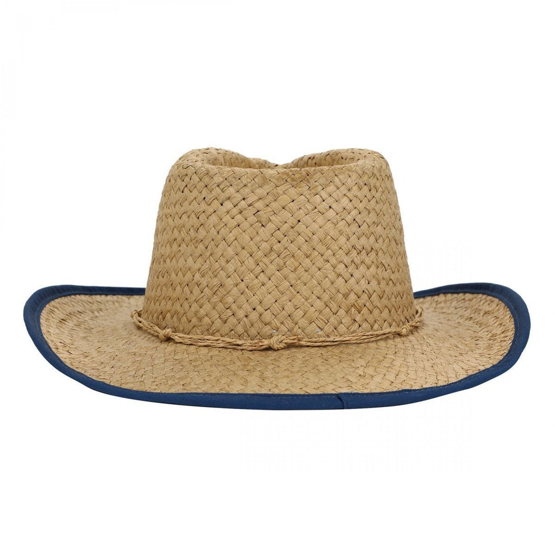 Corona Extra Logo Patch Straw Hat with Printed Underbrim Image 4