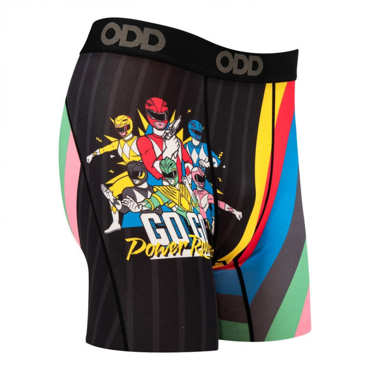 Go Go Power Rangers Rainbow Mens Boxer Briefs Image 3