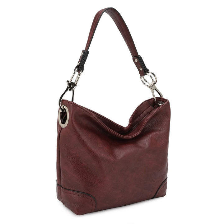 MKF Collection Emily Womens Hobo Bag Vegan Leather Shoulder Bag Handbag by Mia K. Image 3