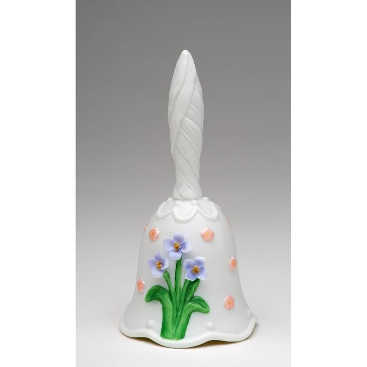 Ceramic Wedding Bell with Tulip FlowersWedding Dcor or GiftAnniversary Dcor or GiftHome Dcor, Image 3