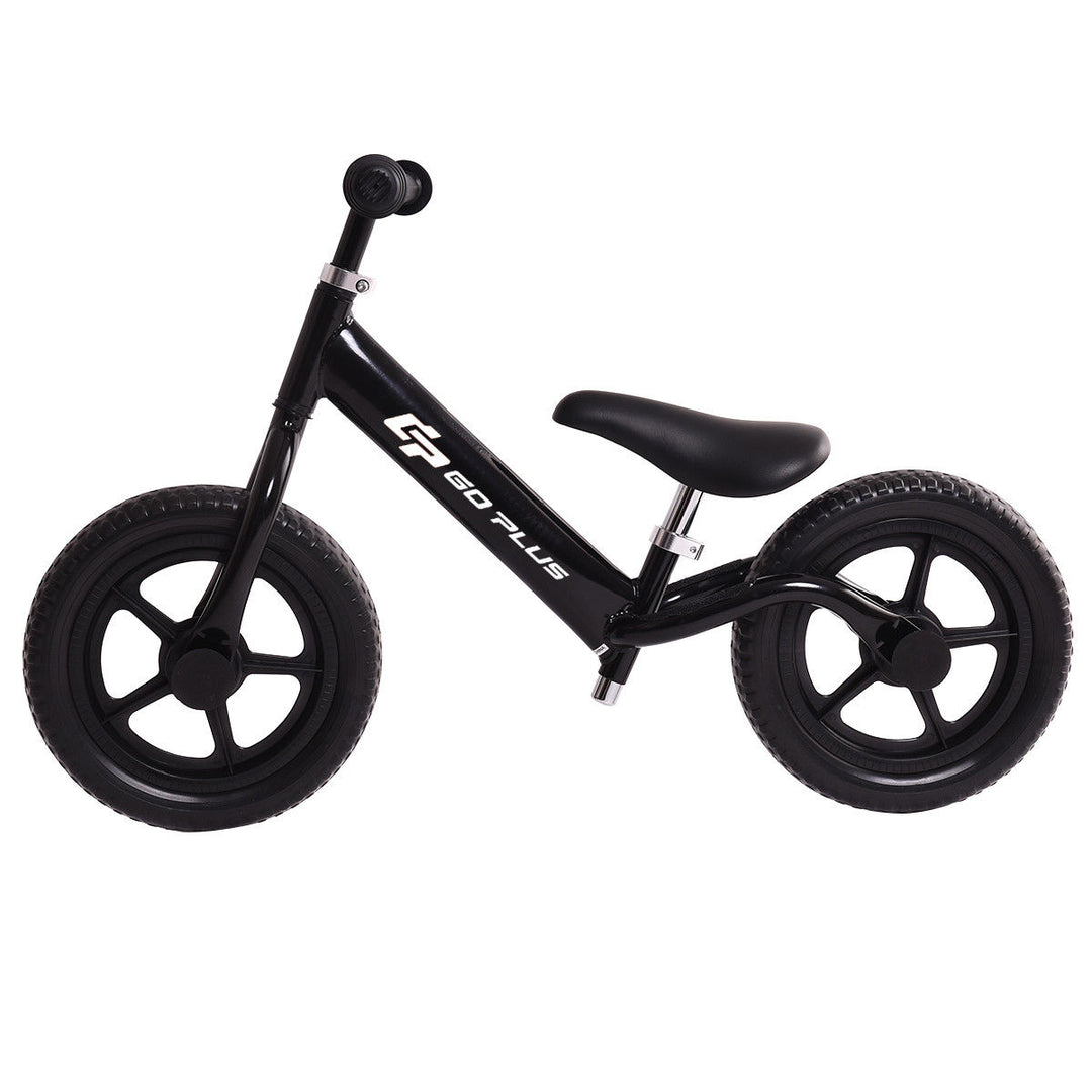 12 Balance Bike Classic Kids No-Pedal Learn To Ride Pre Bike w/ Adjustable SeatBlack Image 3