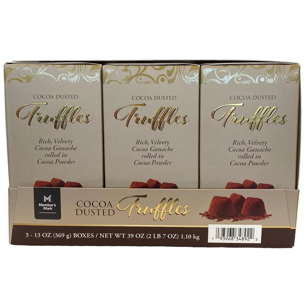 Members Mark Cocoa Dusted Truffles 13 Ounce (Pack of 3) Image 2