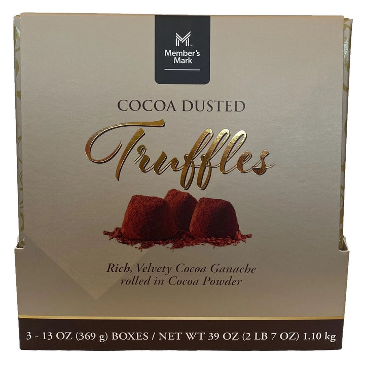 Members Mark Cocoa Dusted Truffles 13 Ounce (Pack of 3) Image 3