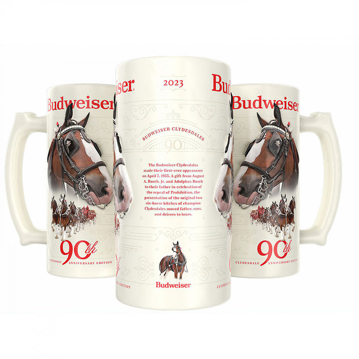 Budweiser Limited-Edition 2023 Holiday Stein Ceramic Stein Image 1