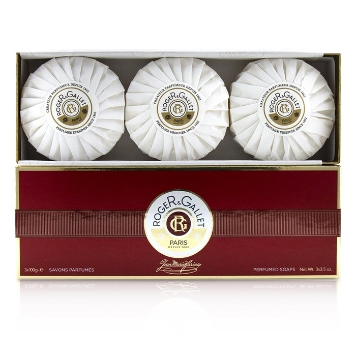 Roger and Gallet Jean Marie Farina Perfumed Soap Coffret 3x100g/3.5oz Image 1