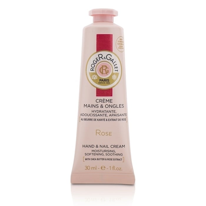 Roger and Gallet Rose Hand and Nail Cream 30ml/1oz Image 1