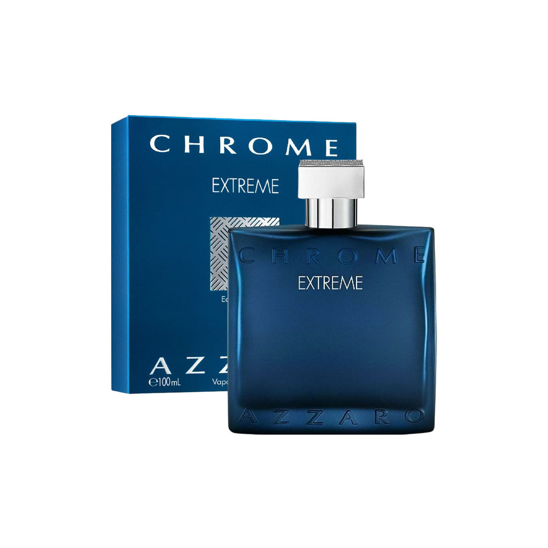 Azzaro Chrome Extreme EDP Spray 3.38 oz Men Fragrance Amber Marine Notes Image 1