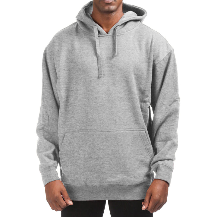 Mens Fleece Pullover Hoodie Cotton Blend Winter Warm Kangaroo Pocket Sizes S-XXL Image 6