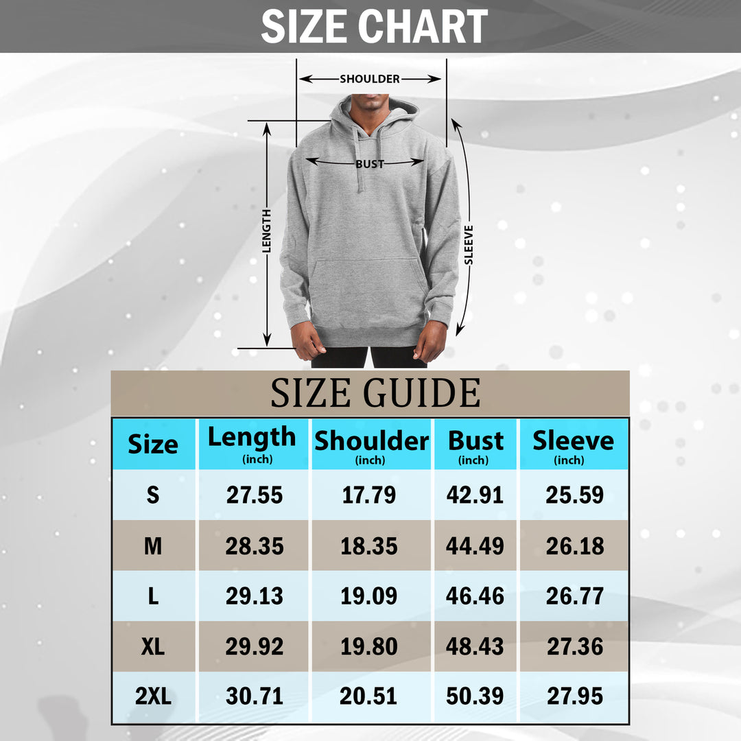 Mens Super-Soft Cotton-Blend Fleece Pullover Hoodie with Kangaroo Pocket Image 11