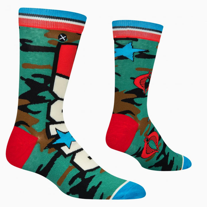 G.I Joe Stars and Camo Split Crew Socks Image 2