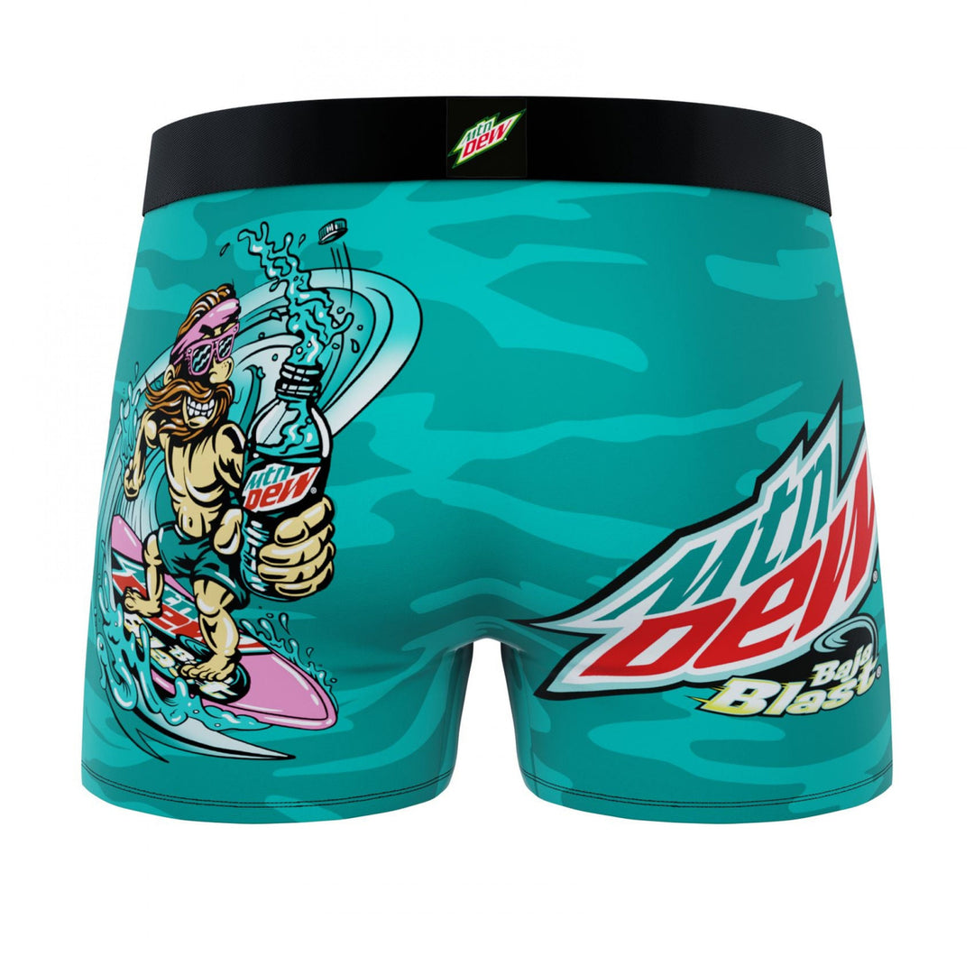 Crazy Boxers Mountain Dew Baja Blast Boxer Briefs in Soda Can Image 3