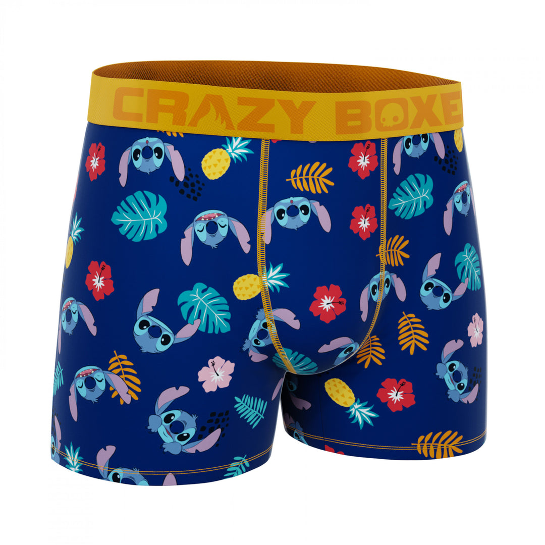 Crazy Boxers Lilo and Stitch Tropical Print Boxer Briefs Image 2