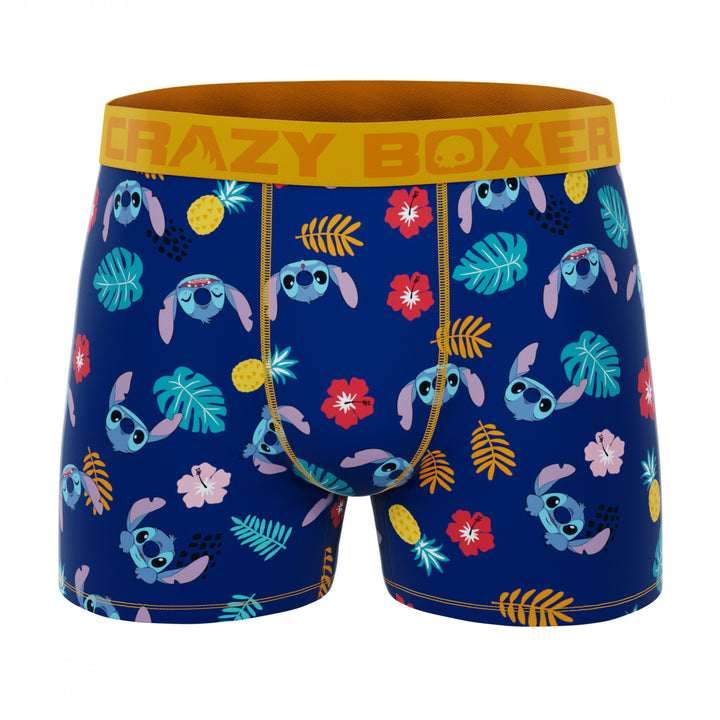 Crazy Boxers Lilo and Stitch Tropical Print Boxer Briefs Image 4