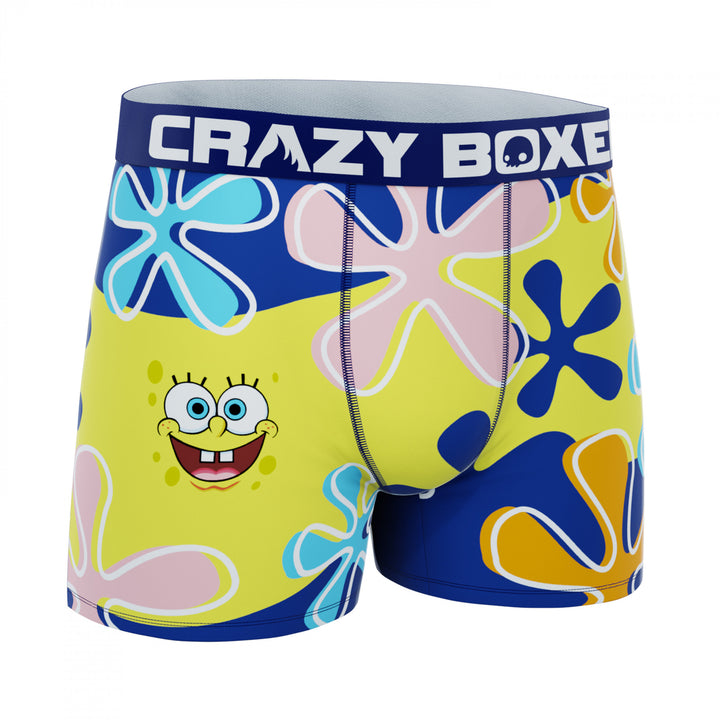 Crazy Boxers SpongeBob SquarePants Coral Reef Boxer Briefs in Gift Box Image 4