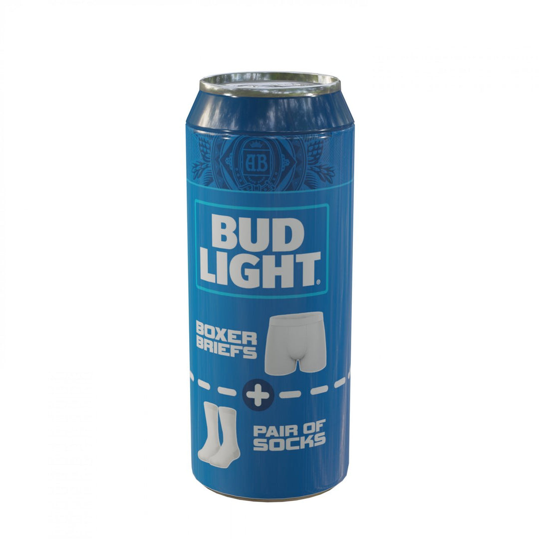 Crazy Boxers Bud Light Can Boxer Briefs and Socks in Beer Can Image 6