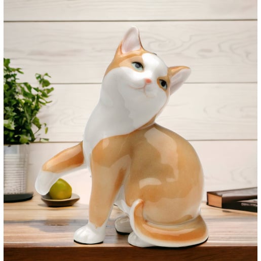 Ceramic Mini Cat Figurine Home D cor  Kitchen D cor , Image 1