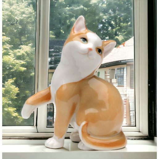 Ceramic Mini Cat Figurine Home D cor  Kitchen D cor , Image 2