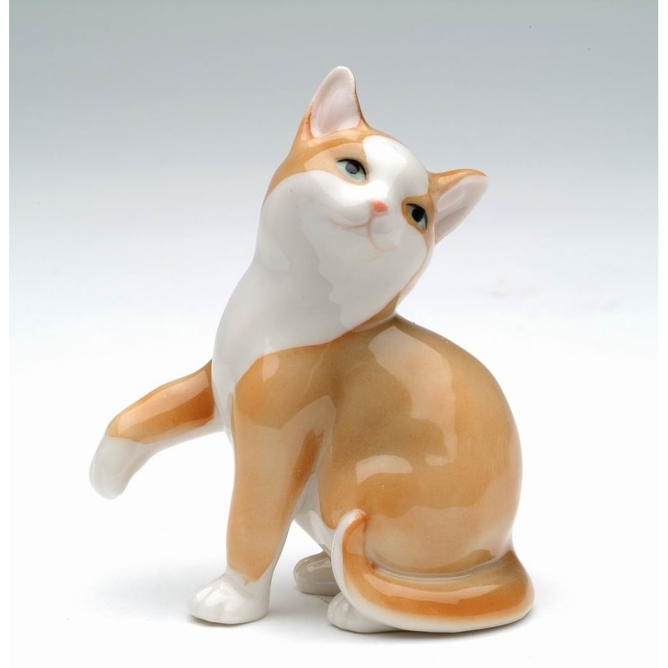 Ceramic Mini Cat Figurine Home D cor  Kitchen D cor , Image 3