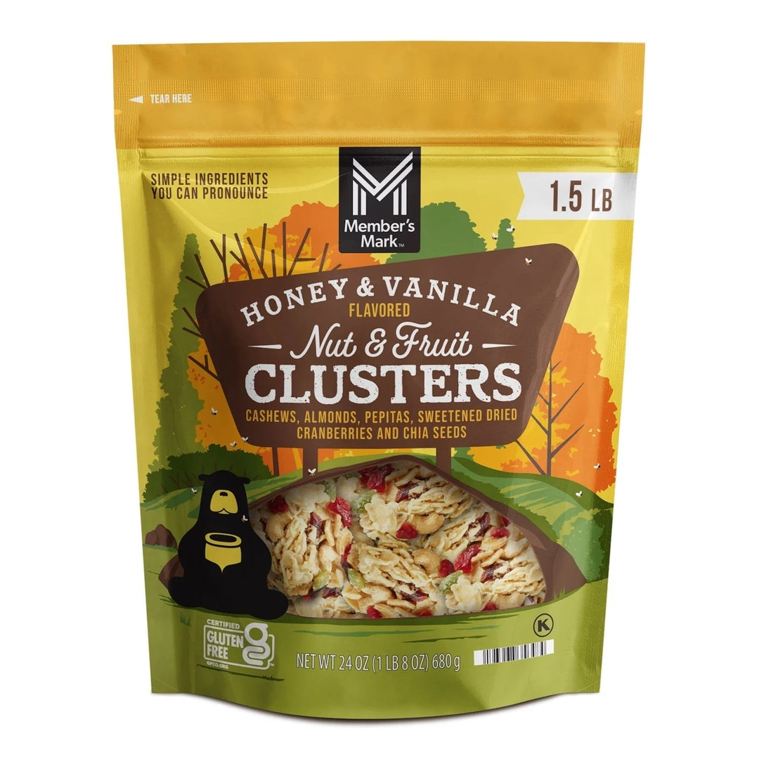 Members Mark Honey Vanilla Nut and Fruit Clusters (24 Ounce) Image 1