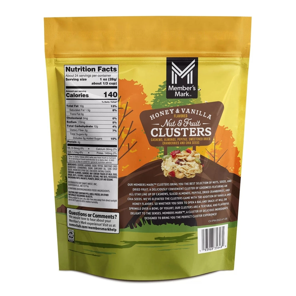 Members Mark Honey Vanilla Nut and Fruit Clusters (24 Ounce) Image 2