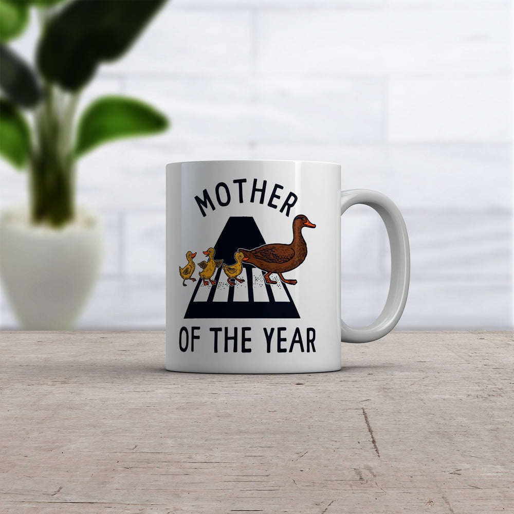 Mother Of The Year Mug Funny Cute Momma Duck Street Crossing Novelty Cup-11oz Image 2