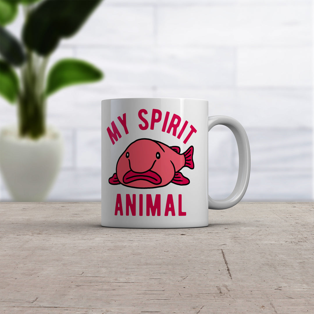 My Spirit Animal Mug Funny Ugly Blobfish Joke Cup-11oz Image 2