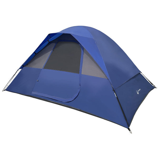 5 Person Camping Tent - Includes Rain Fly and Carrying Bag - Easy Set Up Tent for BackpackingHikingor Beach Image 1