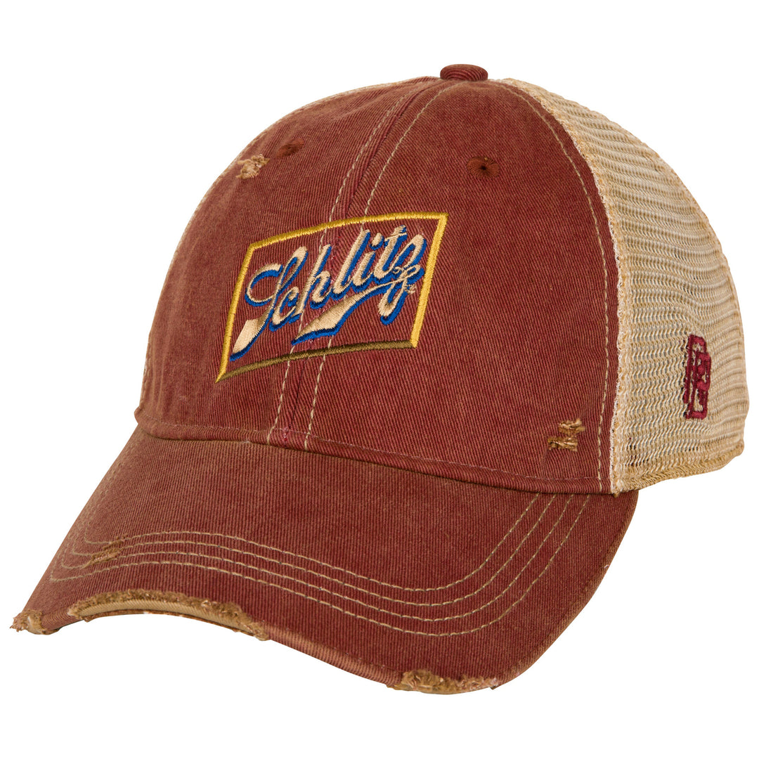 Schlitz Embroidered Patch Adjustable Hat Image 1