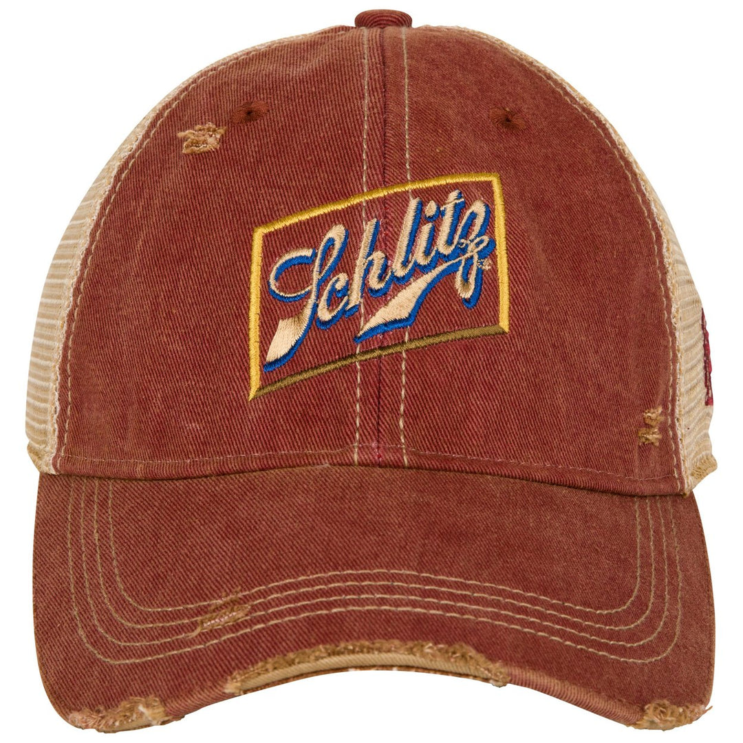 Schlitz Embroidered Patch Adjustable Hat Image 2