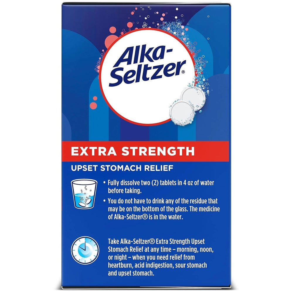 Alka-Seltzer Effervescent Extra Strength Heartburn Medicine Tablets (72 Count) Image 2