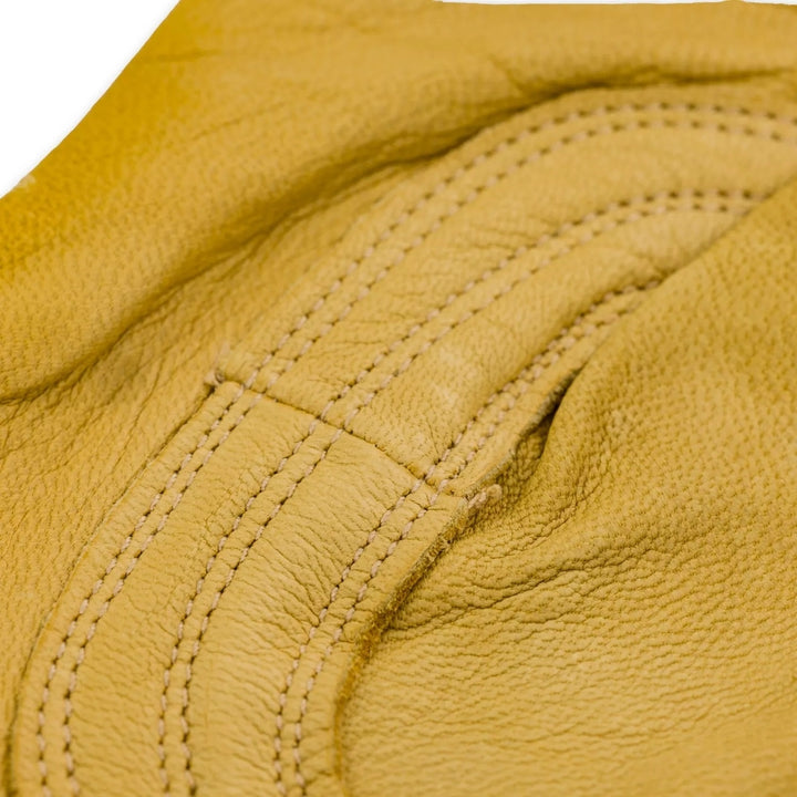 Plainsman Premium Cabretta Yellow Leather Gloves2 Pairs (Medium) Image 3