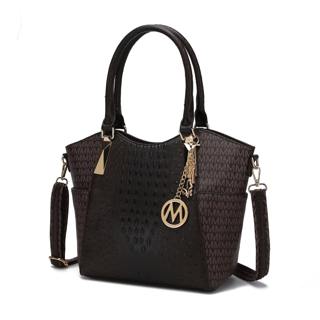 Kristal M Signature Tote Handbag Multi-Functional Shoulder Bag by Mia K. Image 1