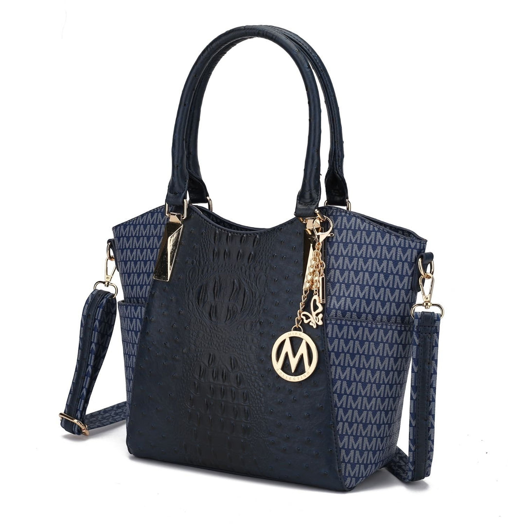 Kristal M Signature Tote Handbag Multi-Functional Shoulder Bag by Mia K. Image 6