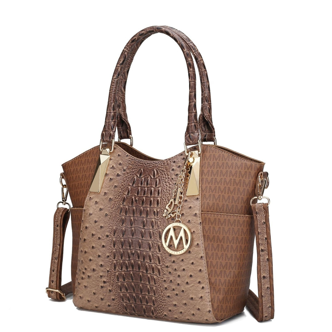 Kristal M Signature Tote Handbag Multi-Functional Shoulder Bag by Mia K. Image 9