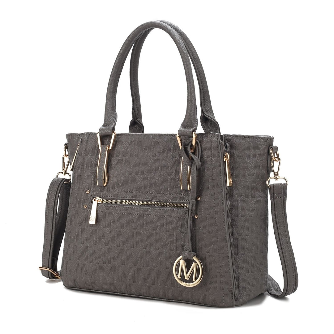 MKF Collection Cairo Multi-Functional Shoulder Bag M Signature Satchel Handbag by Mia K. Image 6