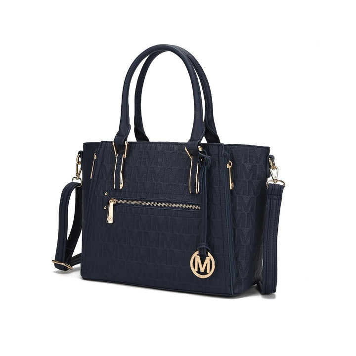 MKF Collection Cairo Multi-Functional Shoulder Bag M Signature Satchel Handbag by Mia K. Image 8