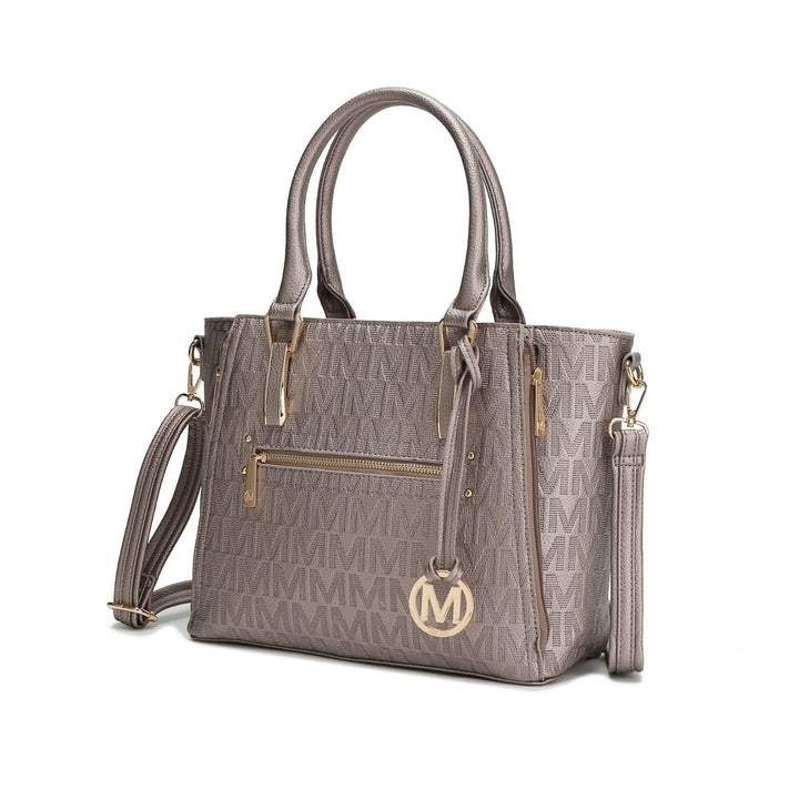 MKF Collection Cairo Multi-Functional Shoulder Bag M Signature Satchel Handbag by Mia K. Image 9