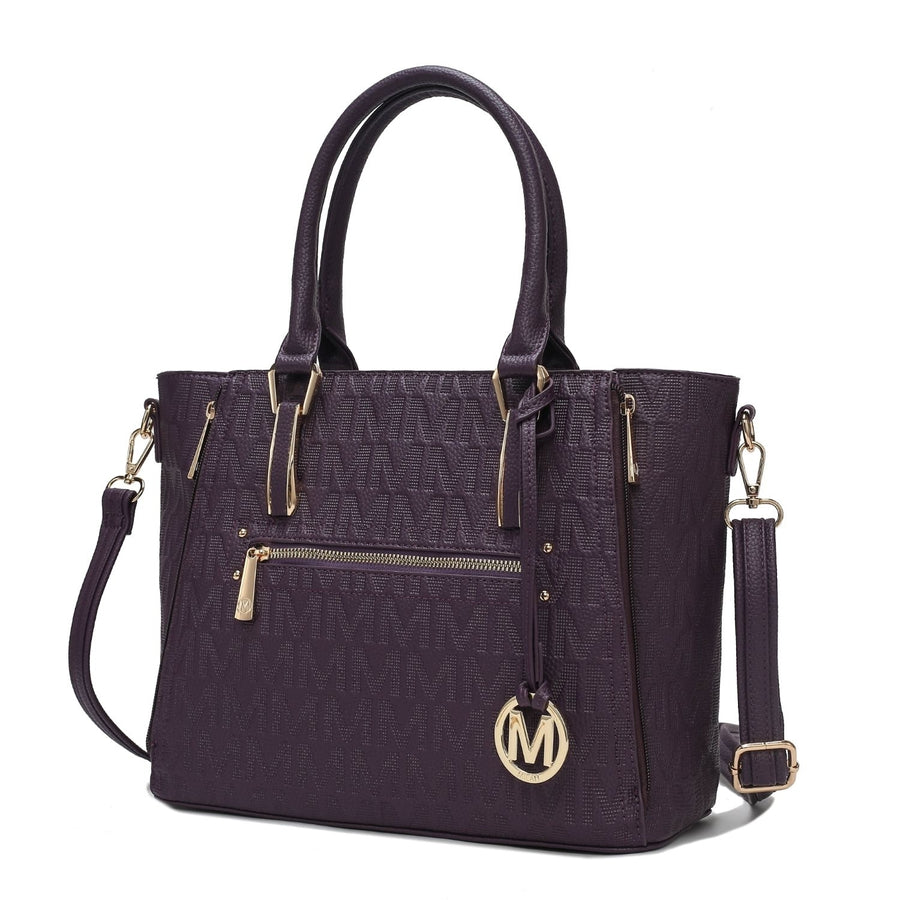 MKF Collection Cairo Multi-Functional Shoulder Bag M Signature Satchel Handbag by Mia K. Image 1