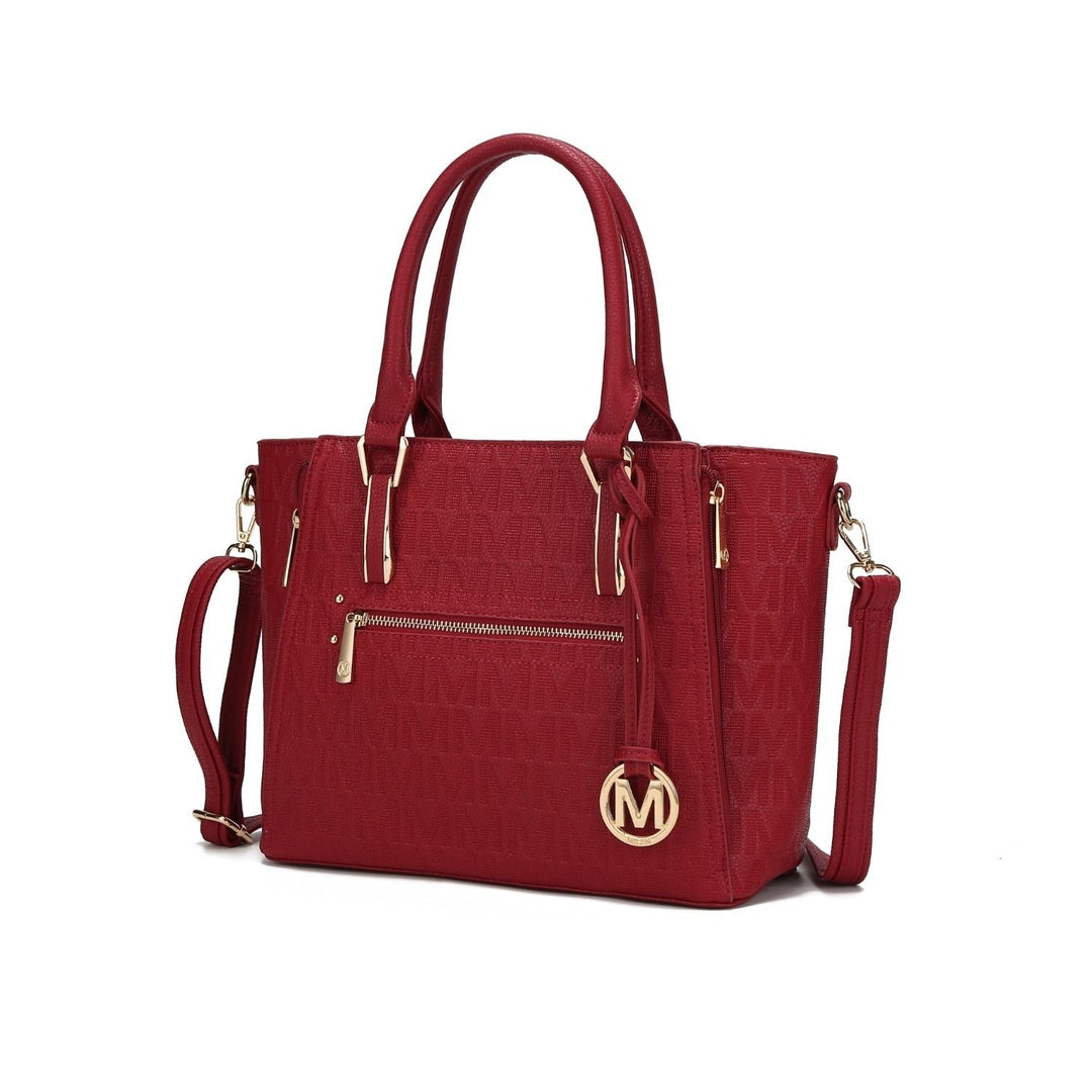 MKF Collection Cairo Multi-Functional Shoulder Bag M Signature Satchel Handbag by Mia K. Image 10