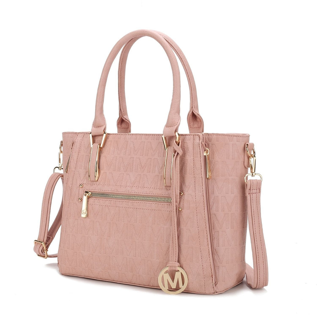 MKF Collection Cairo Multi-Functional Shoulder Bag M Signature Satchel Handbag by Mia K. Image 11