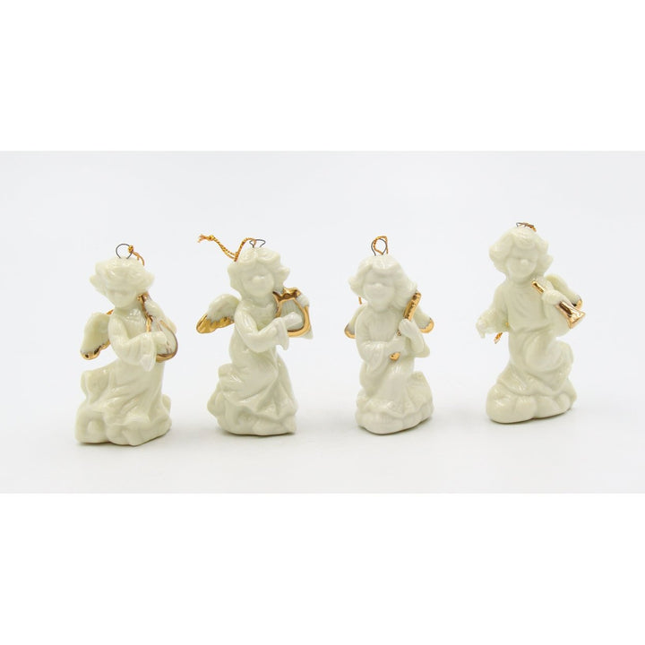 Ceramic Angel Ornaments Set of 4 3 Inch Image 2