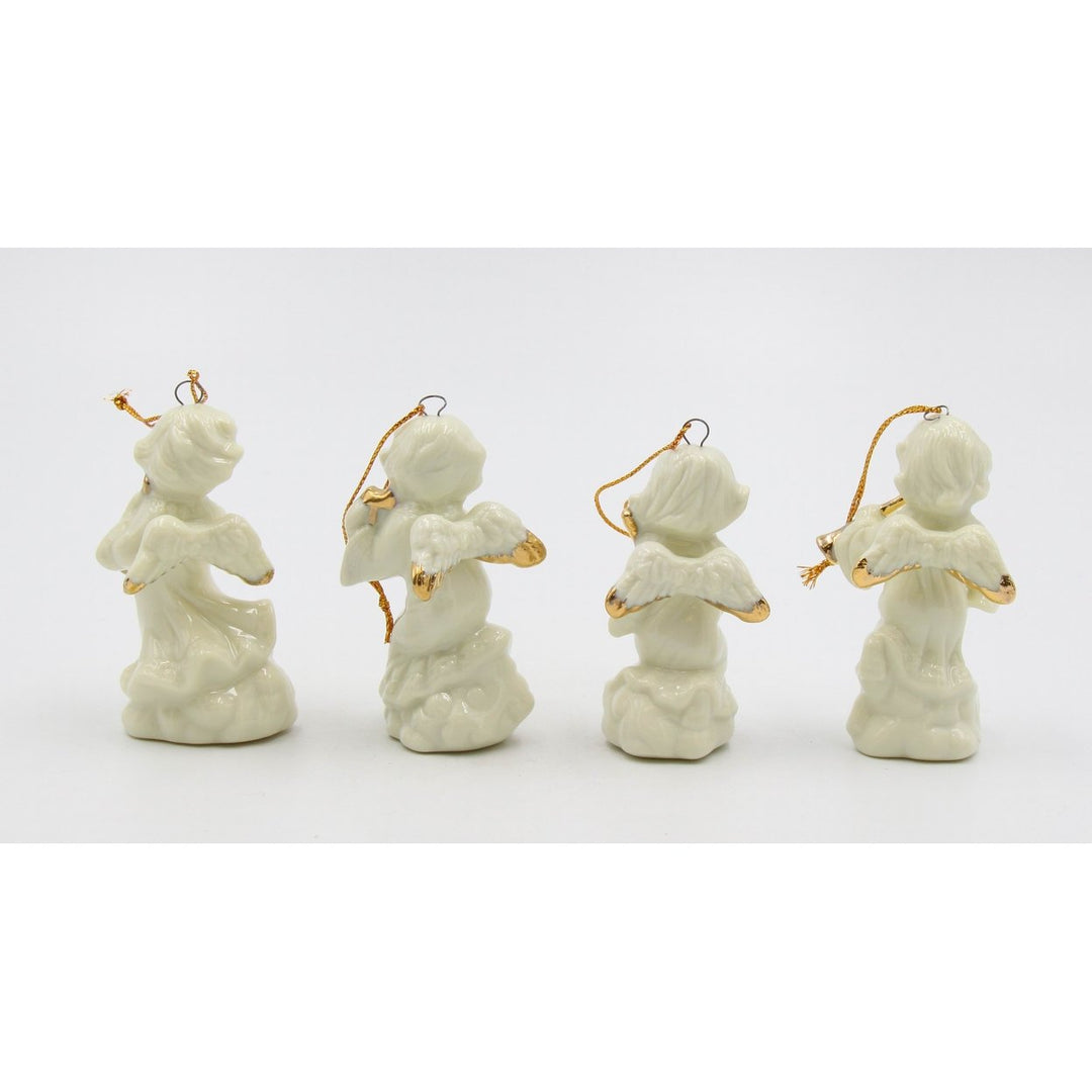 Ceramic Angel Ornaments Set of 4 3 Inch Image 3