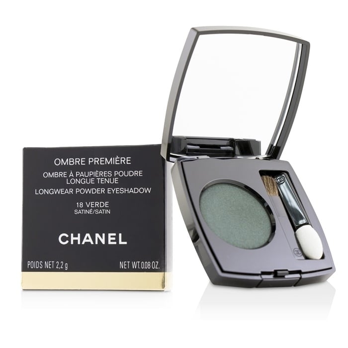 Chanel Ombre Premiere Longwear Powder Eyeshadow -  18 Verde (Satin) 2.2g/0.08oz Image 1