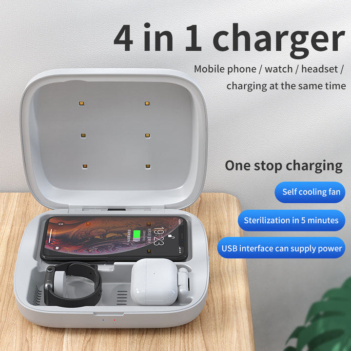 PlusProtect UV Sanitizing 4-in-1 Wireless Charging Box Image 3